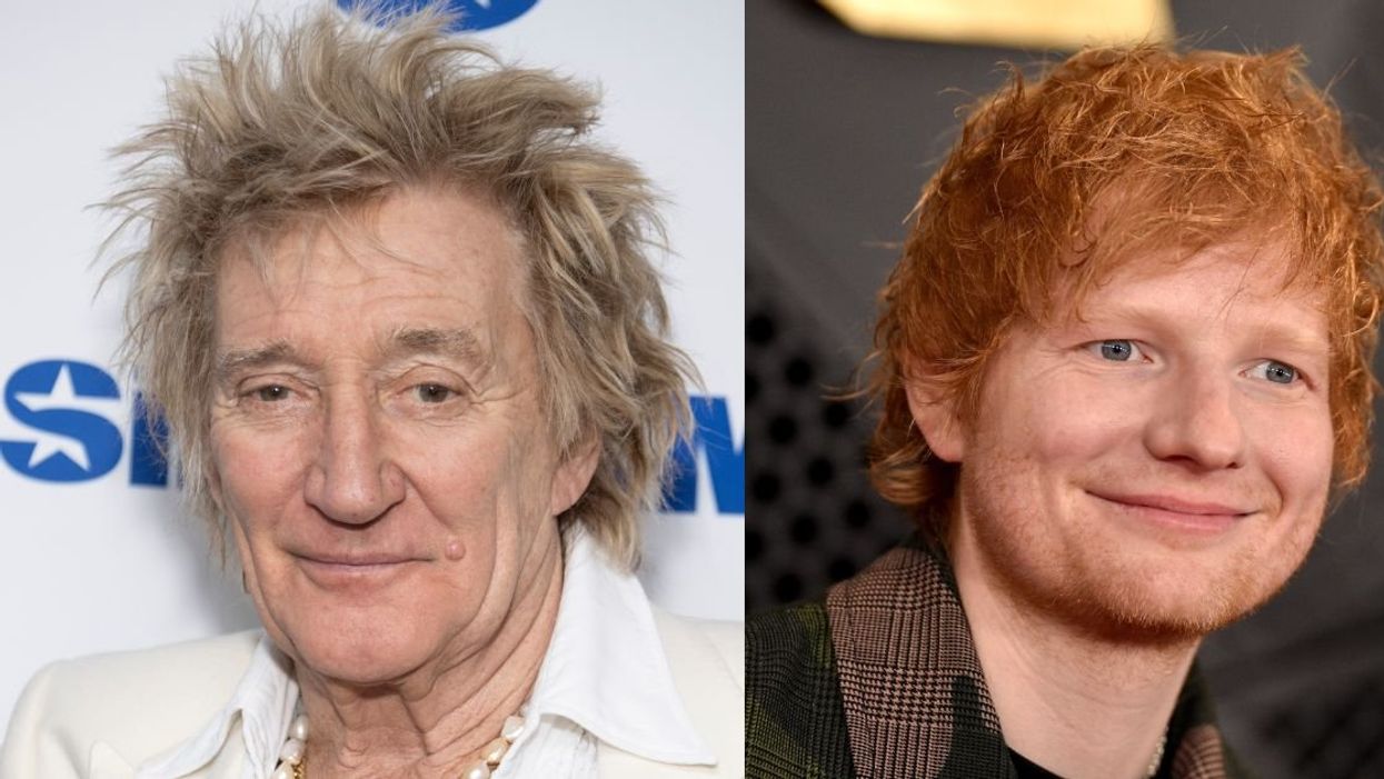 Rod Stewart Roasted After Criticizing 'Old Ginger Bollocks' Ed Sheeran's Music