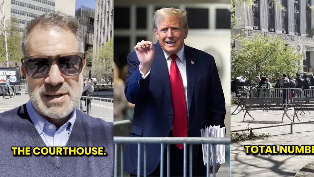 Lawyer Hilariously Debunks Trump's Claim That 'Thousands' Of Supporters Were Turned Away From Courthouse