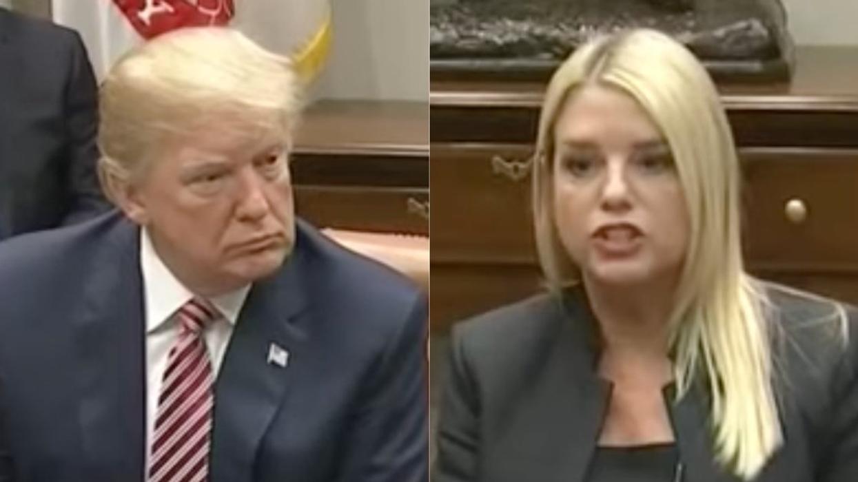 MAGA Rages After Video Of Pam Bondi Telling Trump She Wants To 'Take The Guns' From Criminals Resurfaces