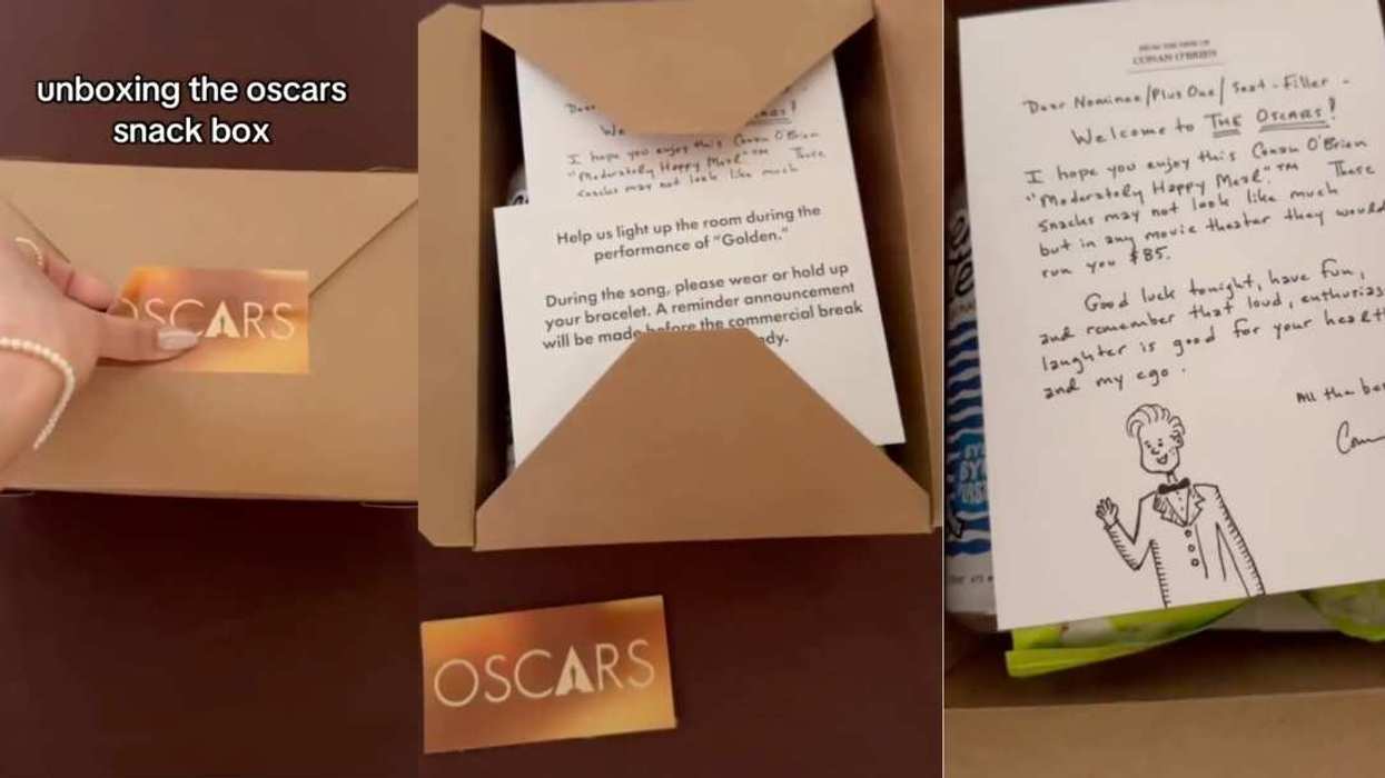 The Underwhelming 'Snack Box' That Was Served At The Oscars Is Getting Dragged Hard