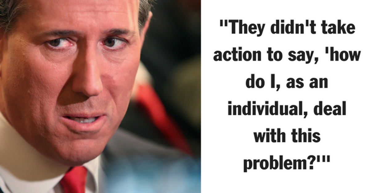 Rick Santorum: School Shooting Survivors Should Take 'CPR Classes' Instead of Petitioning for Gun Safety Laws
