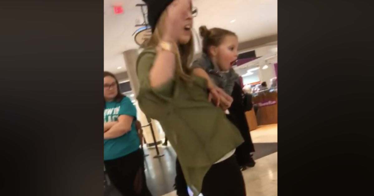 This Video Of An 'Entitled' Mom Arguing Over Why Her Daughter Isn't Allowed To Pet A Service Dog Has Everyone Talking