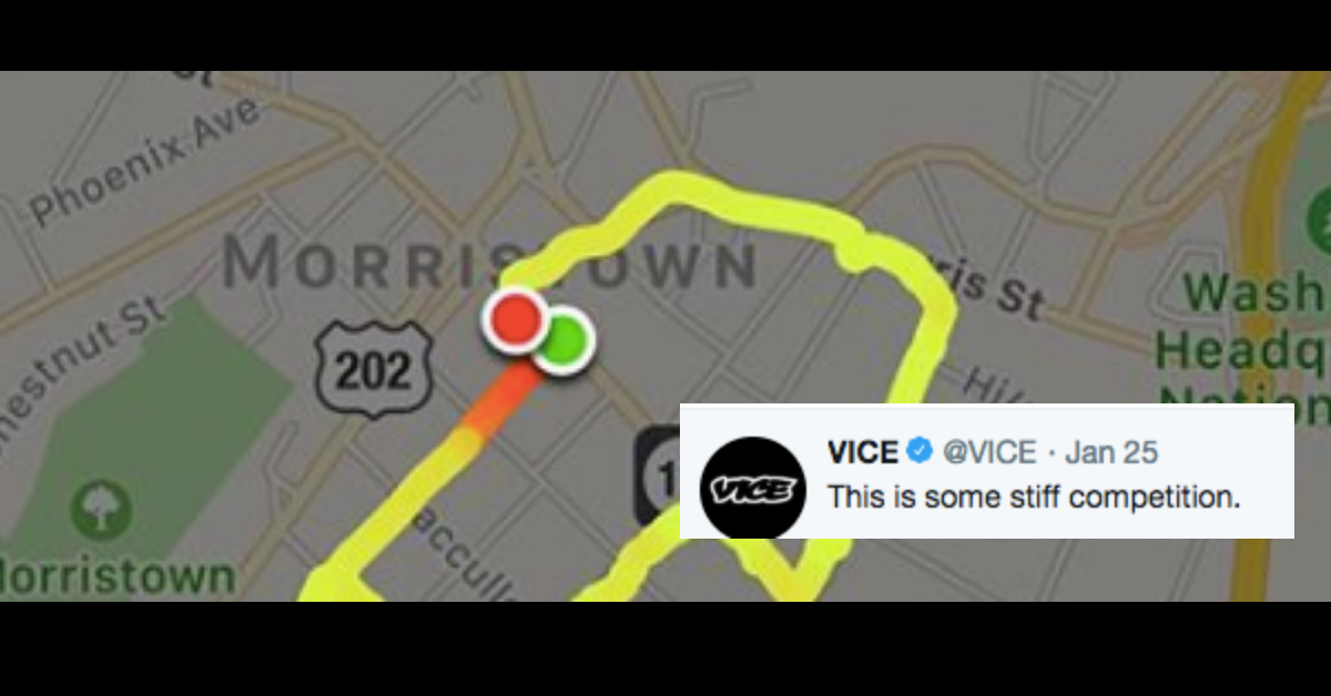 Two Rival Female Runners Are Going Viral For The *Cough* Phallic Shapes Of The Routes They Run 😳
