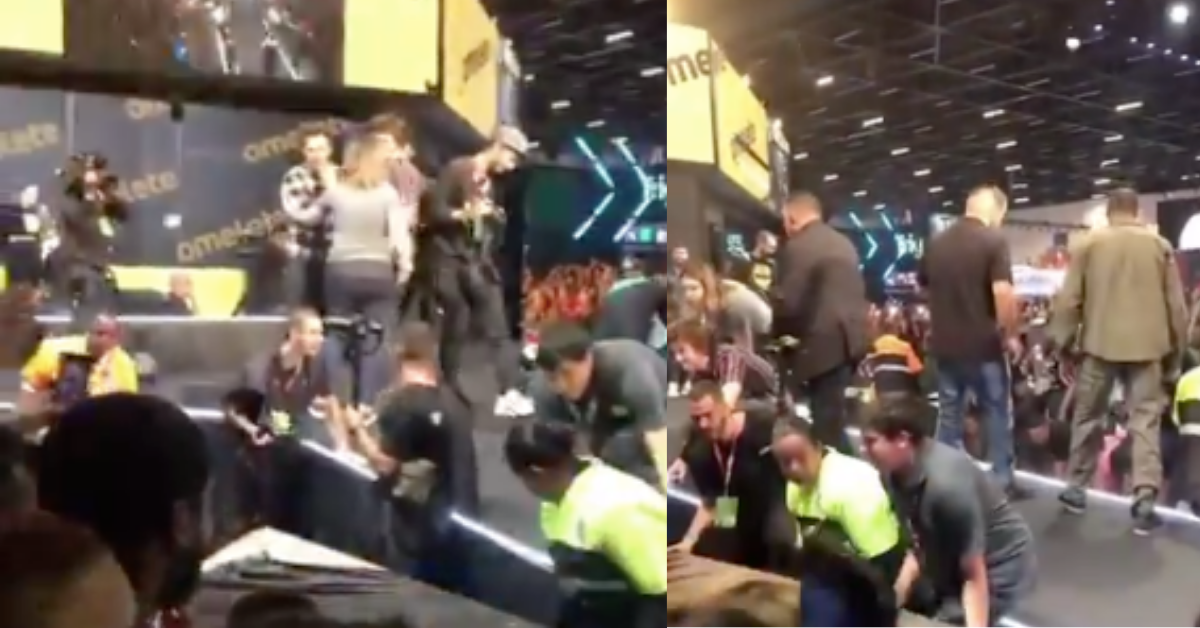 Ryan Reynolds Says Everyone Is 'Fine' After Barrier Nearly Collapses On Him During Comic-Con Event