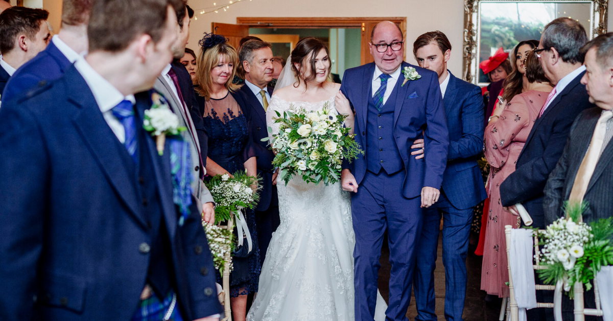 Dad Walks Daughter Down Aisle Days After Paralysis Caused By Brain Tumor