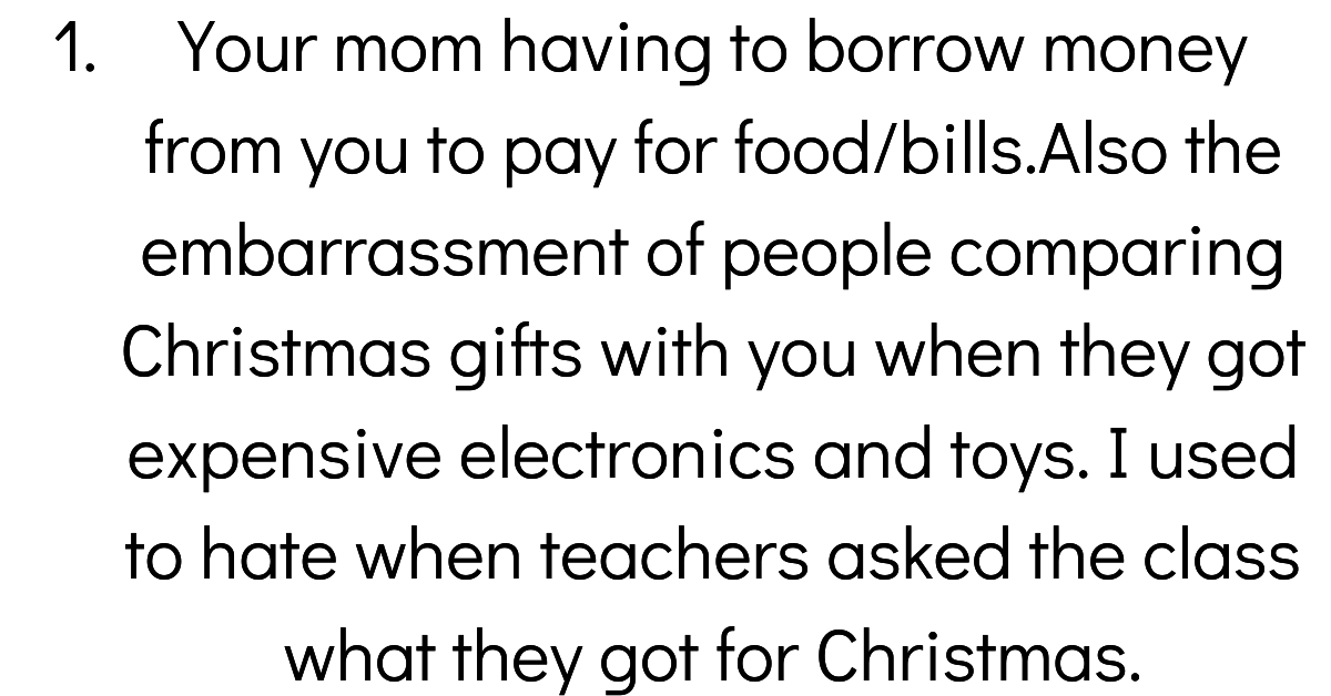 People Share Which Things You Only Know If You Grew Up Poor