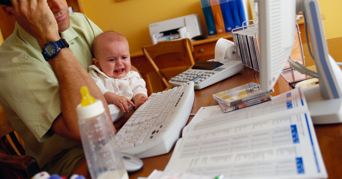 New Dad Enraged After His Wife Hands Him Their Newborn Son During His Important Work Presentation And Takes Off