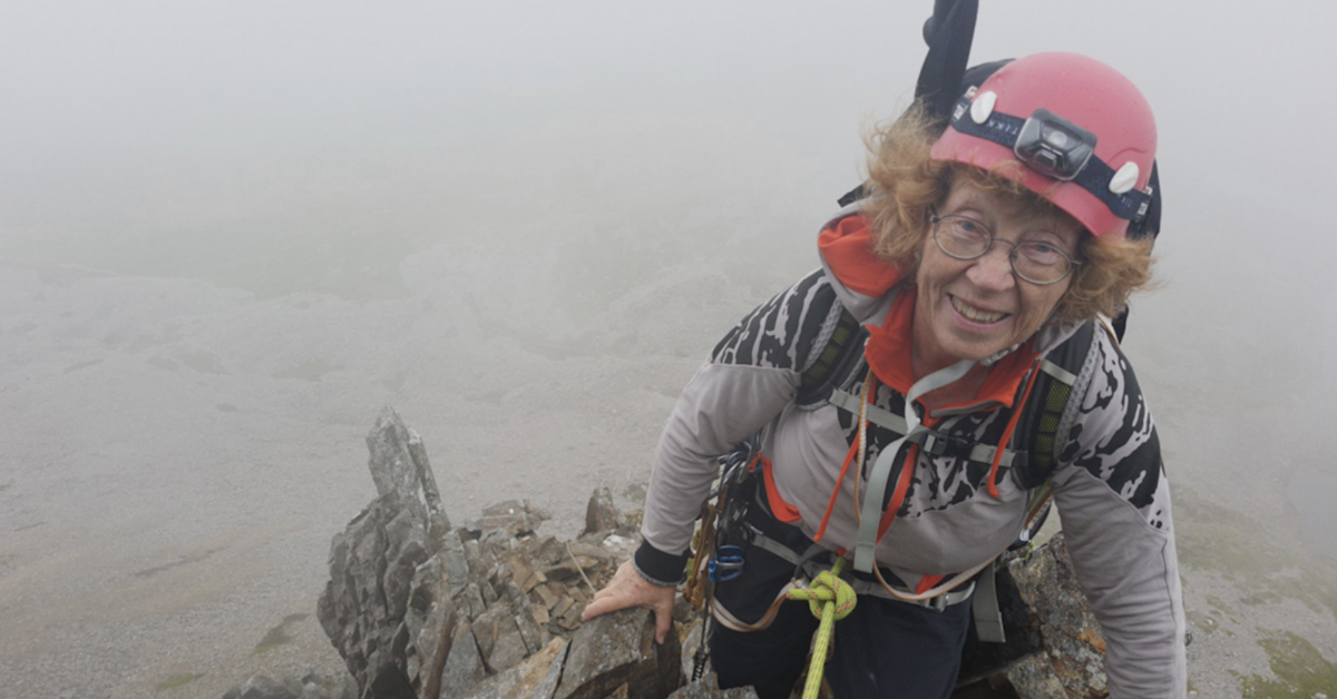 'Adrenaline Junkie' Grandma Has Turned Her Home Into A Makeshift Rock Climbing Wall