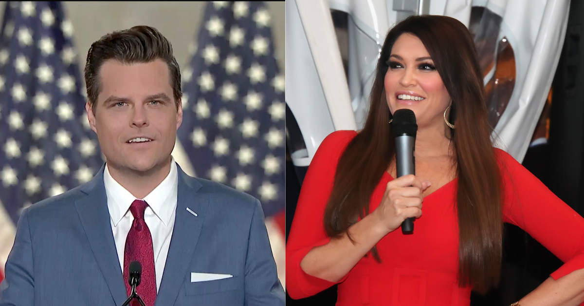 Matt Gaetz Gets Trolled After Posting Cringeworthy Photo Of Himself Lounging Against Kimberly Guilfoyle