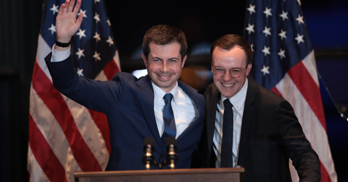 Chasten Buttigieg Epically Responds To Viral Photo Of Pete Buttigieg Biking Home From Work