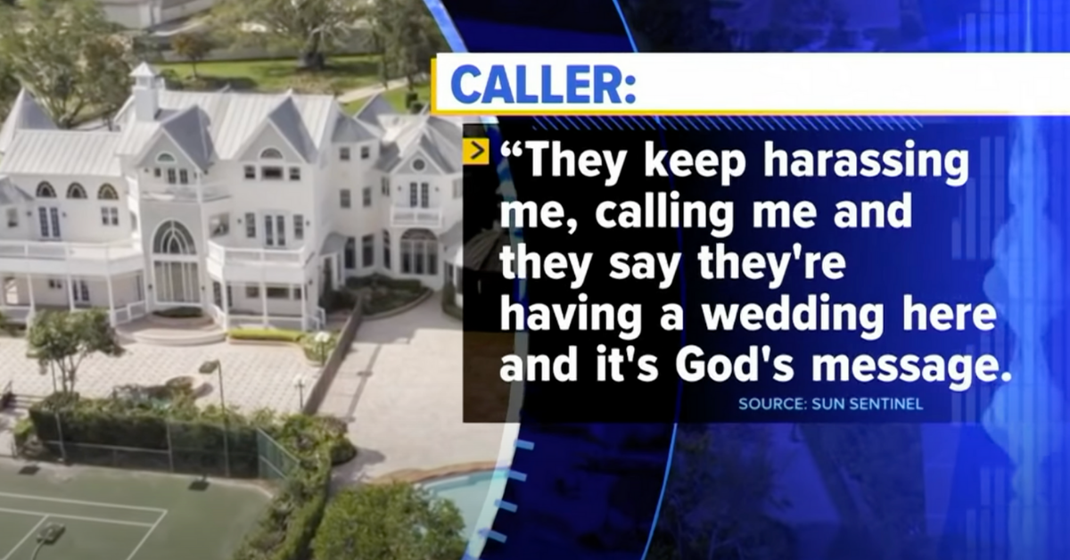 Florida Couple Tries To Hold 'Dream' Wedding At Mansion Without Owner's Permission Because It's 'God's Message'