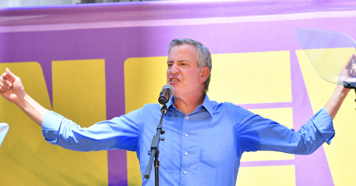 NYC Mayor Roasted After Sharing Photo With Unintentionally Racy Reflection In His Sunglasses