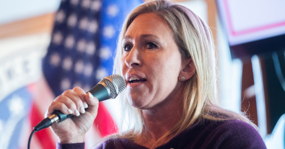 QAnon Rep. Gets Shut Down After Claiming Private Businesses' Vaccine Mandates Are 'Segregation'