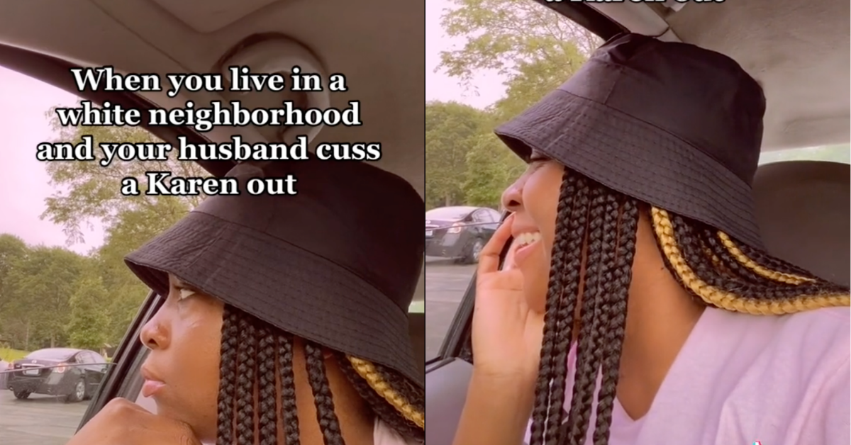 Black Woman Can Barely Contain Her Glee As Her Husband Brilliantly Shuts Down Racist White Woman