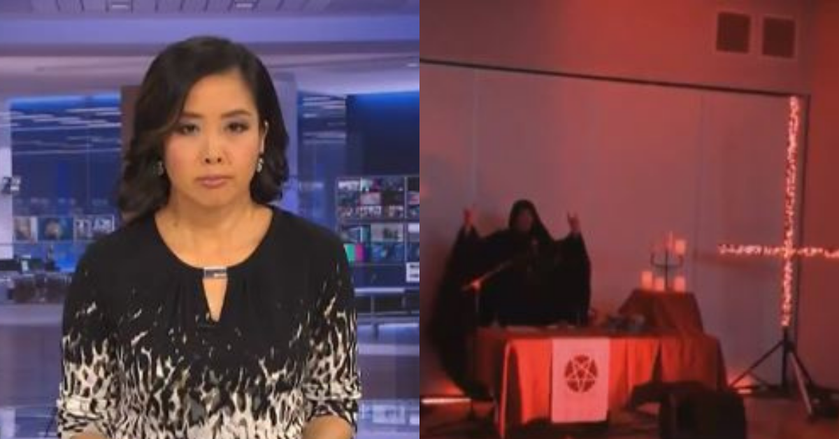 News Broadcast Baffles Viewers After Segment Ends With Bizarre Footage Of Satanic Worship