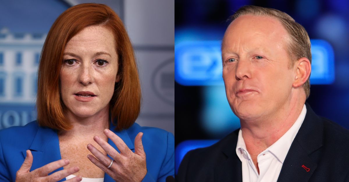 Sean Spicer Throws On-Air Tantrum After Jen Psaki Questions If He Should Be On Naval Academy Board