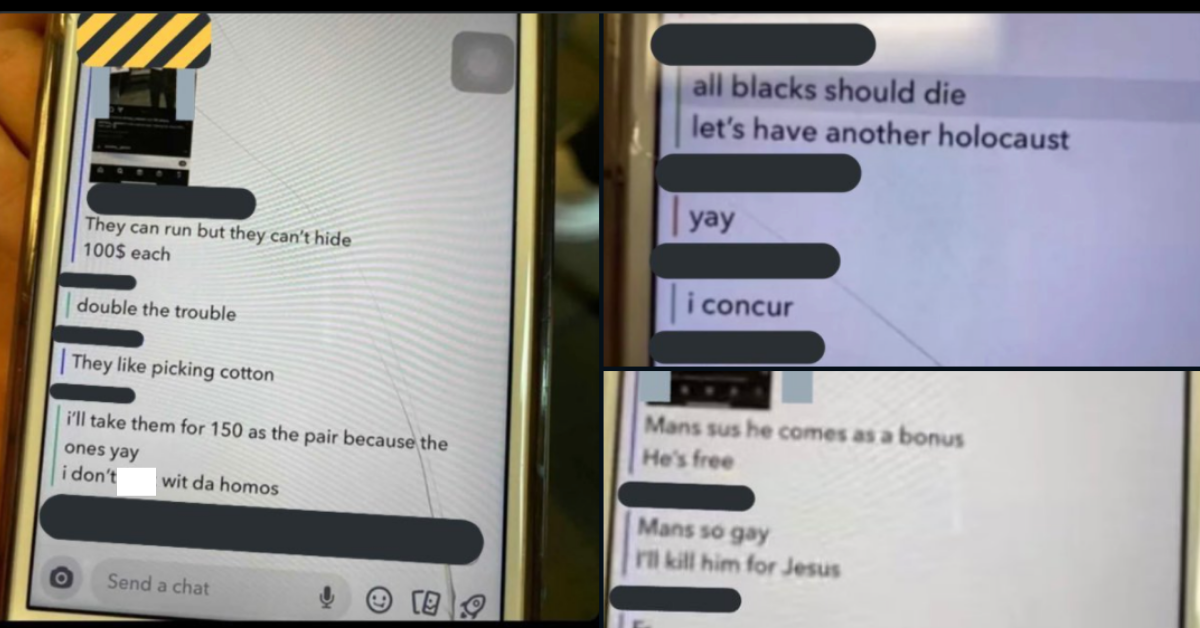 Community Outraged After Students Create Snapchat 'Slave Trade' Group To Auction Off Black Classmates