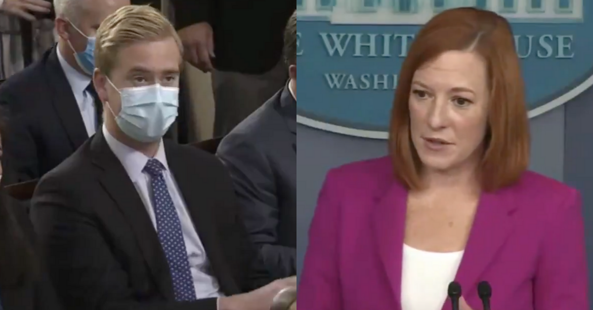 Jen Psaki Drags Fox News Reporter For Suggesting Pregnant Migrant Women Are A 'Big Threat'