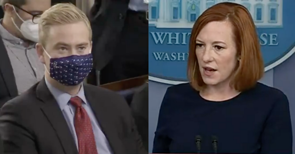 Jen Psaki Smacks Down Fox News Reporter's Insinuation That Biden Is Using DOJ Like Trump Did