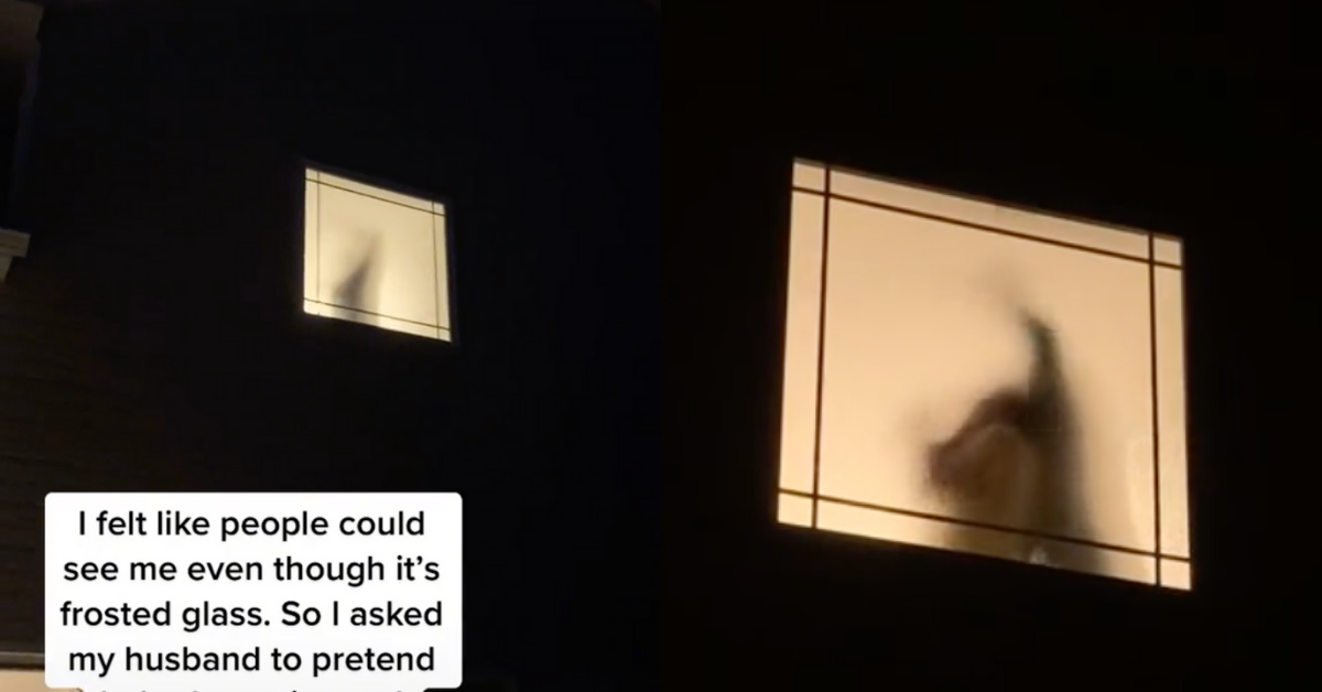 Woman Mortified To Discover She's Basically Been Flashing Her Neighbors Thanks To 'Frosted' Window