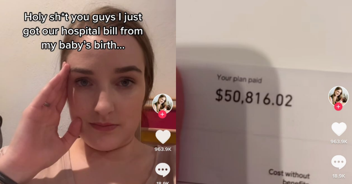 New Mom's Massive Hospital Bill From Her Baby's Birth Sparks Outrage Over U.S. Healthcare System
