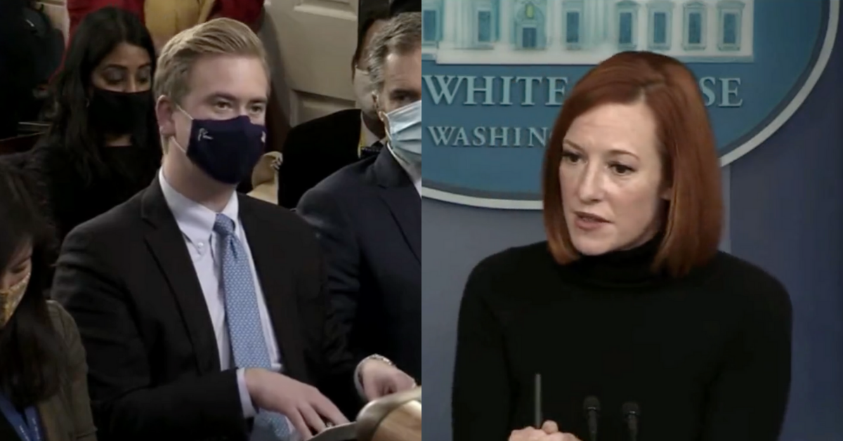 Psaki Gives Peter Doocy A Blunt Reminder Of Trump's Actions After He Slams Biden For COVID Deaths