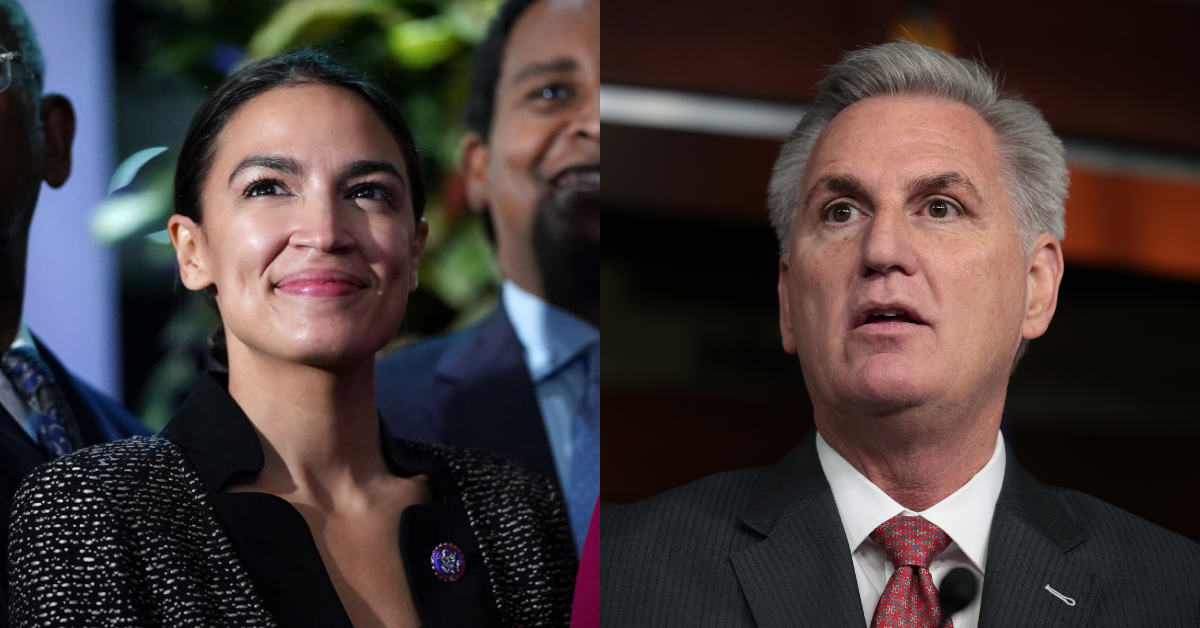 AOC Blasts GOP House Leader For Refusing To Rein In His 'Ku Klux Klan Caucus' In Blistering Tweet