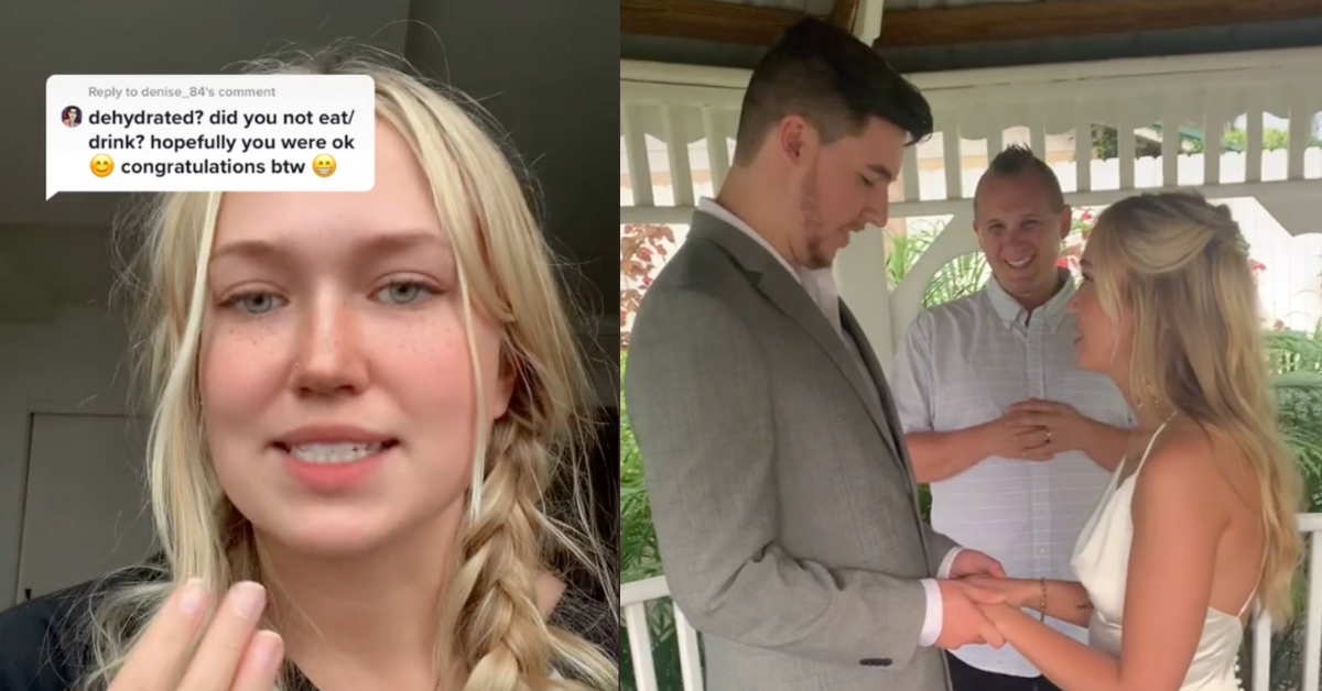Wedding Goes Off The Rails After Bride Faints, Vomits, And Then Gets Pooped On By A Baby