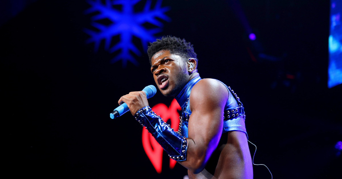 Lil Nas X Falls Flat On His Back While Trying To Cover Up A Wardrobe Malfunction During Concert
