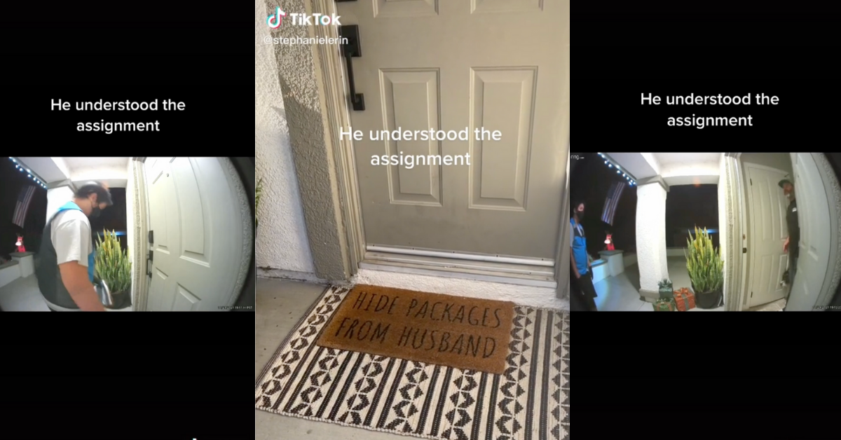 Amazon Driver Goes Viral For His Quick Thinking After Hiding Guy's Package Per His Wife's Request
