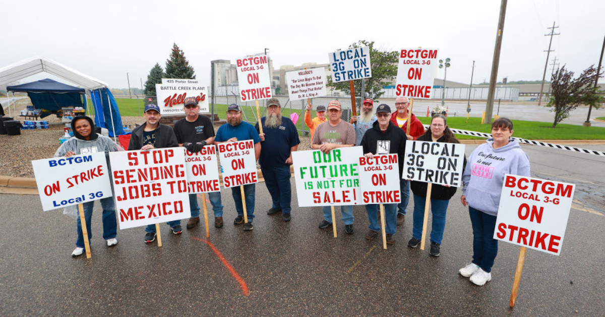Kellogg's Bombarded With Fake Applications As They Try To Permanently Replace Striking Workers