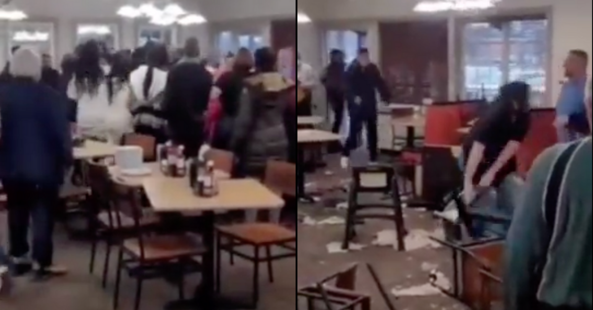 Massive 40-Person Brawl Breaks Out At Pennsylvania Golden Corral Over Steak Shortage In Surreal Video