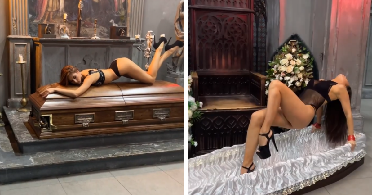 Undertaker Slammed After Using Models In Lingerie In 'Tasteless' Effort To Sell More Caskets