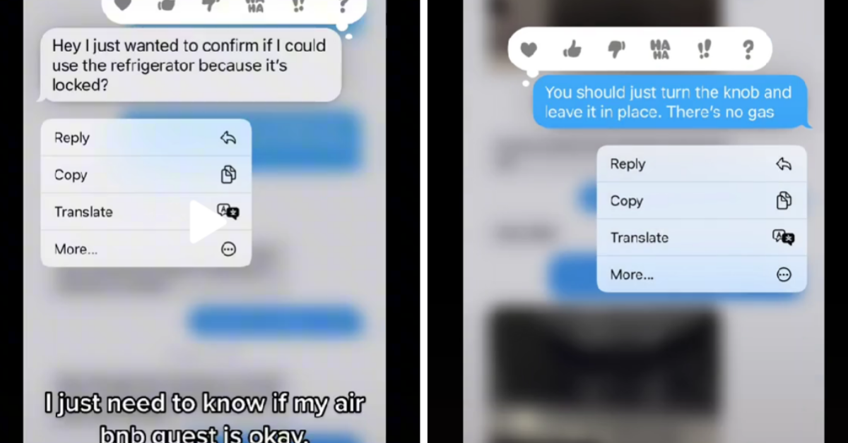 Airbnb Host Dumbfounded After Guest Can't Figure Out How To Open Her 'Locked' Refrigerator