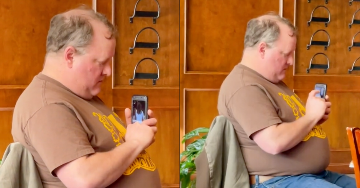 TikToker Sparks Debate After Catching Guy Filming Woman's Rear End On His Phone At Restaurant