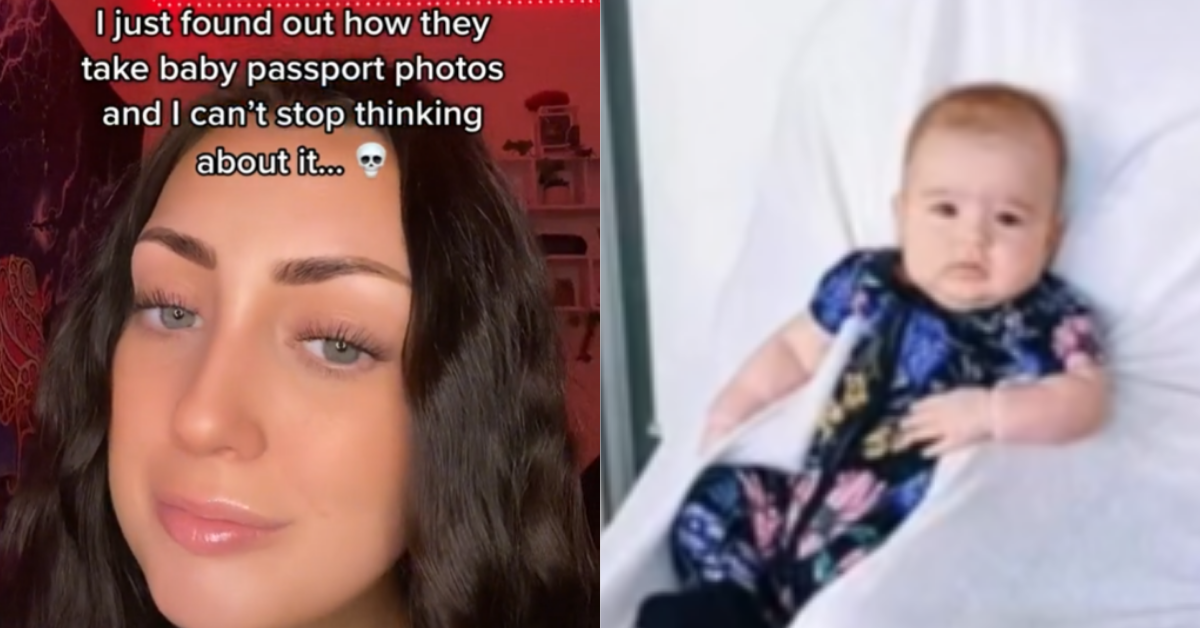 TikTok Stunned To Discover The Hilariously Bizarre Way Baby Passport Photos Are Taken