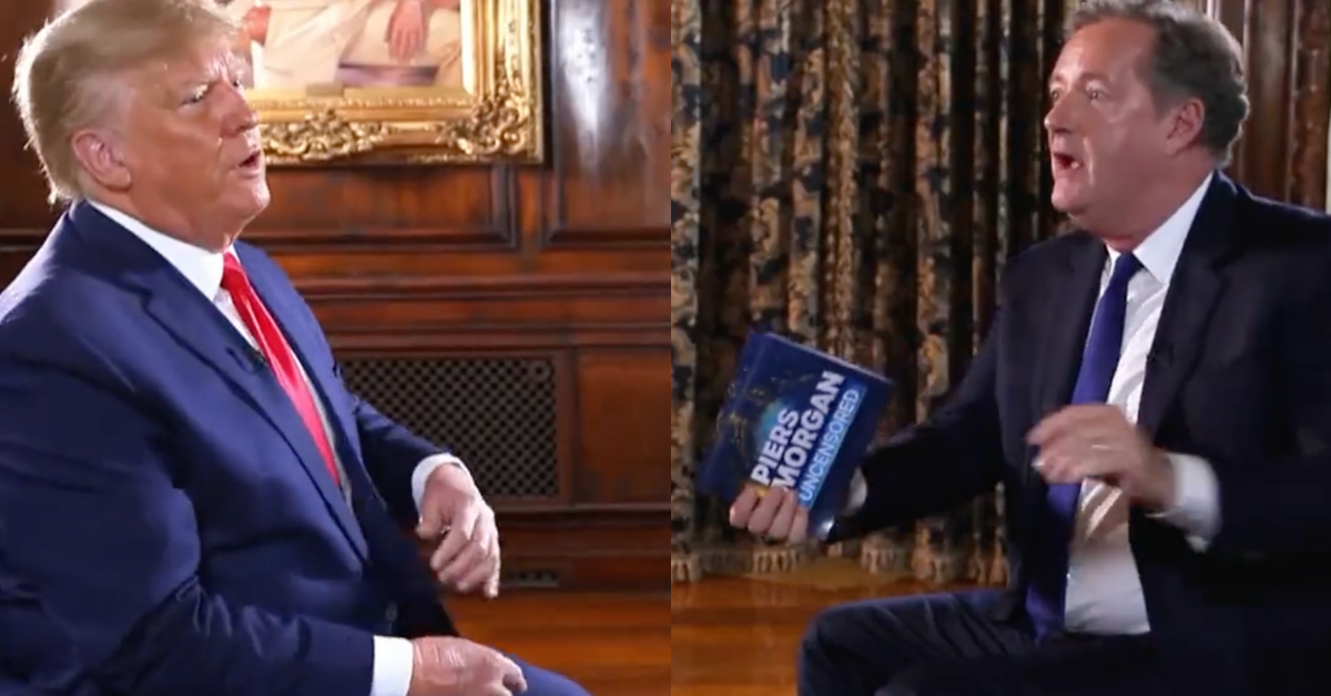 Trump Slams Piers Morgan For 'Deceptively Editing' Interview Promo—And Has Audio To Prove It