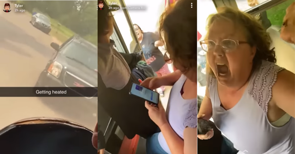 All Hell Breaks Loose After Parents Confront School Bus Driver For Leaving Kids Unattended At Gas Station