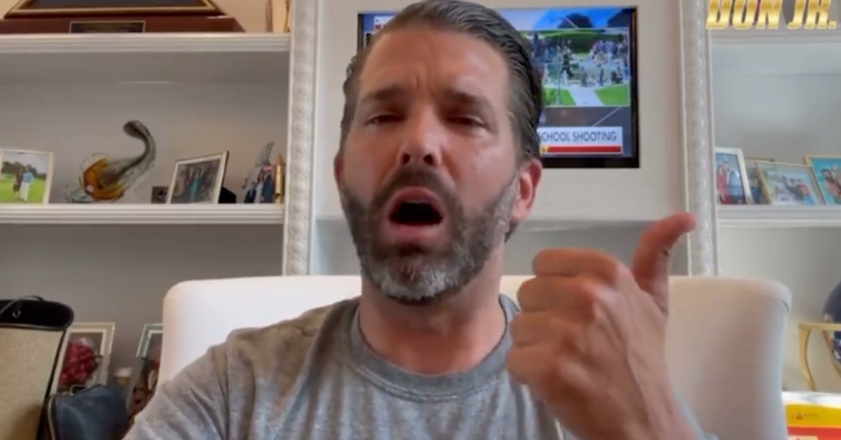 Don Jr. Says Guns Not To Blame For Uvalde Because Shooter Could've Killed 19 Kids With A 'Bat'