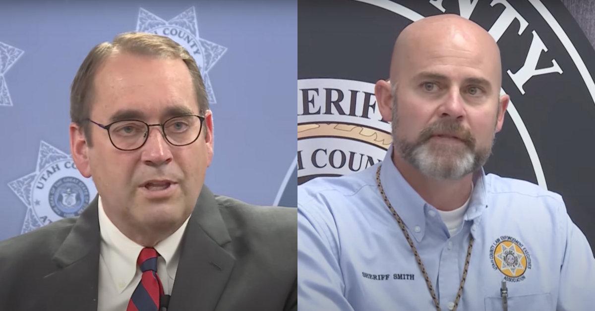 Utah County Attorney Demands QAnon Sheriff Resign For Accusing Him Of 'Cannibalizing' Children