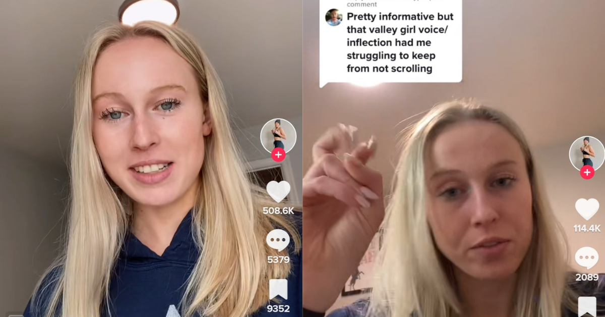 TikToker Expertly Calls Out Men Who Constantly Criticize Her For Having A 'Valley Girl Accent'