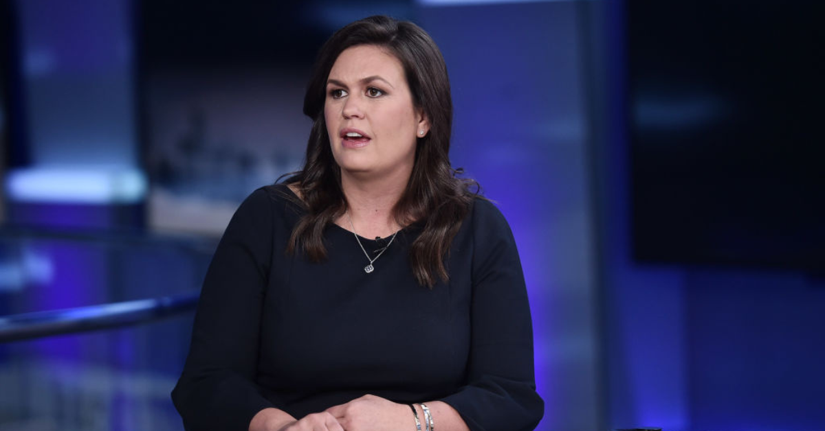 Sarah Sanders Says A Kid In The Womb Will Now Be As 'Safe' As In The Classroom—And, Ummm