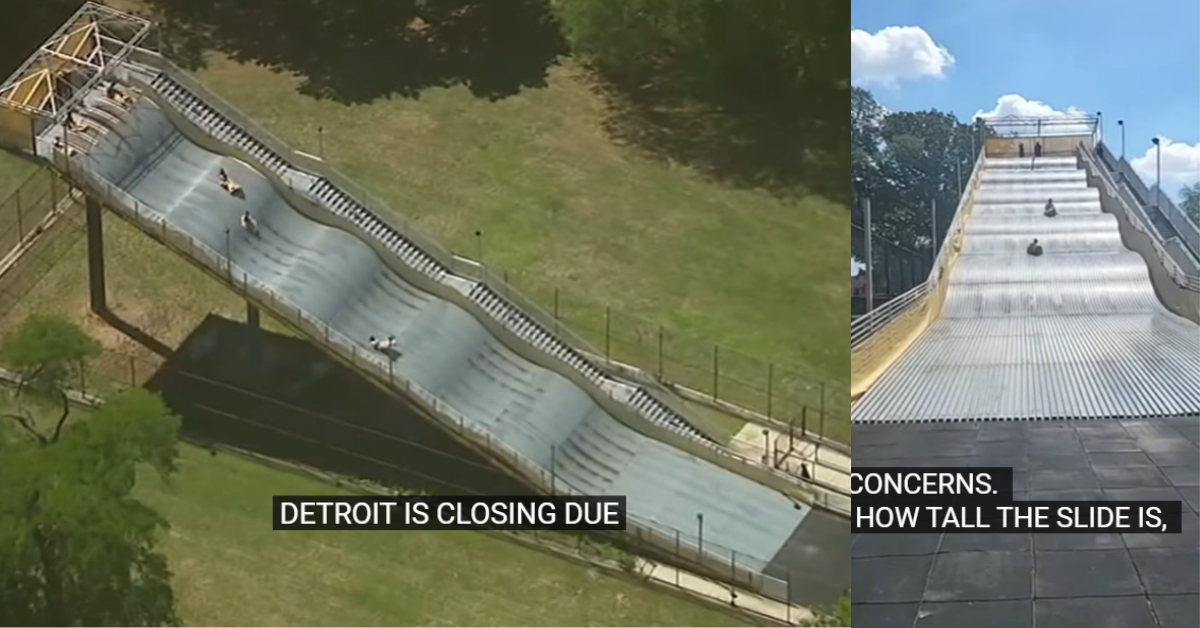 Giant Slide Closes Down Just Hours After Opening After Video Shows It Launching Kids Into Air