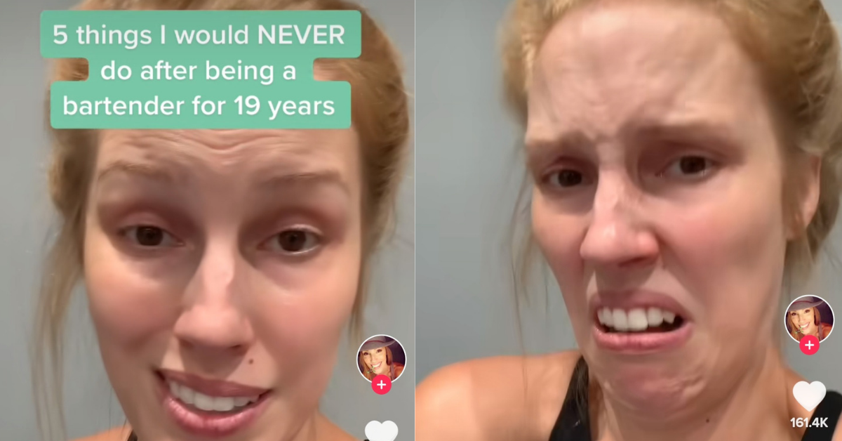 TikToker Who's Bartended For 19 Years Reveals Five Things Bargoers Should Never Do In Eye-Opening Video