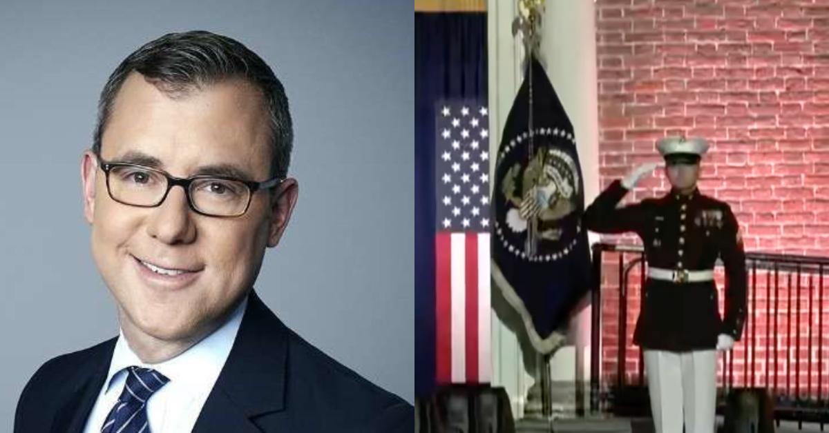CNN Reporter Tried To Call Out Biden For Having Marines Behind Him During Speech–And It Backfired Instantly