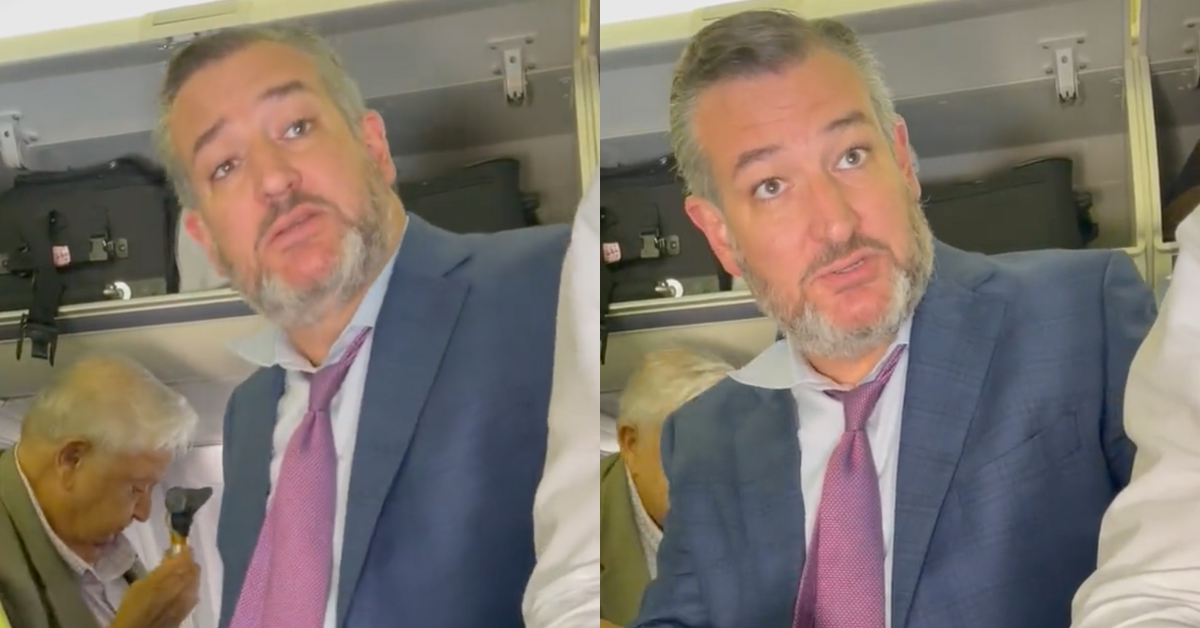 Heckler On Plane Asks Cruz To Name A Single Uvalde Victim—And His Response Speaks Volumes