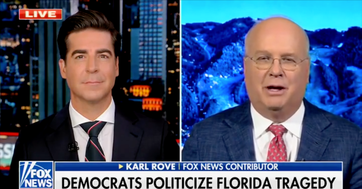 Karl Rove Smacks Down Fox Host's Attempt To Slam Biden's Hurricane Ian Response