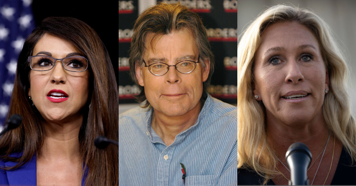 Stephen King Rips Boebert And MTG's Biden Obsession With One Powerful Demand