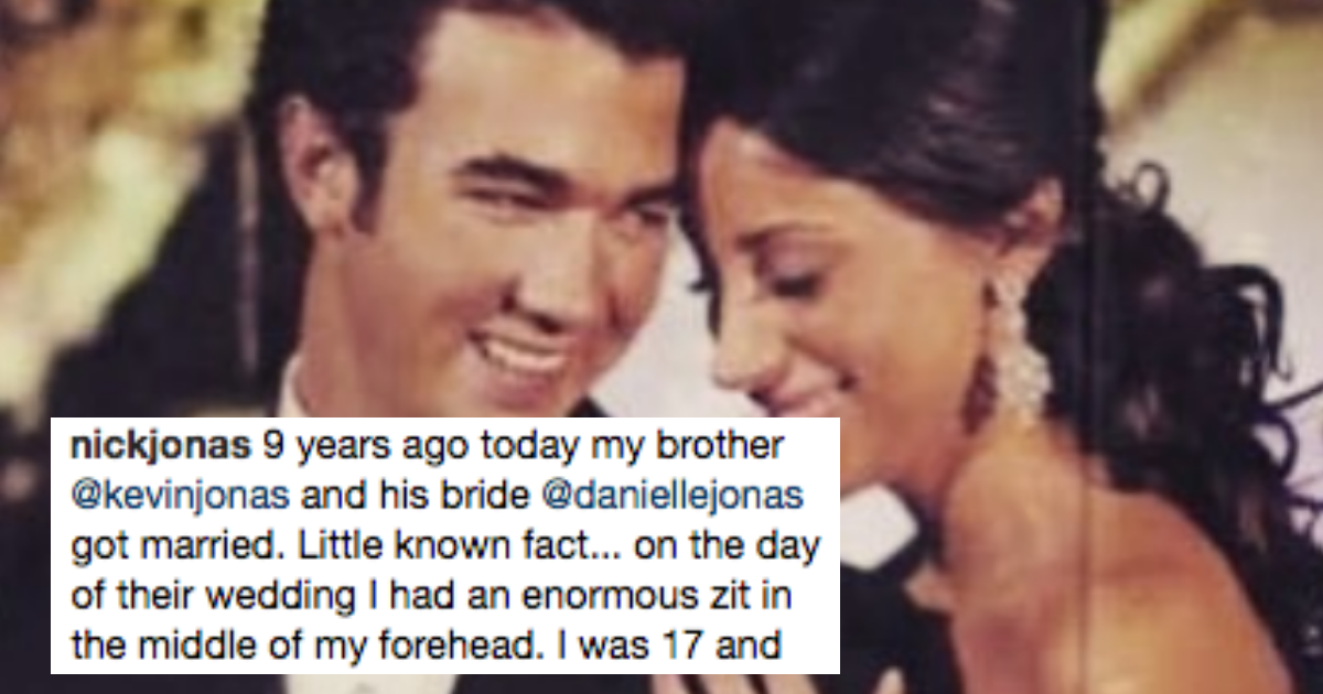 Nick Jonas Celebrates His Brother and Sister-In-Law's Anniversary By Comparing Their Marriage To A Zit—And We've Got Questions 🤔