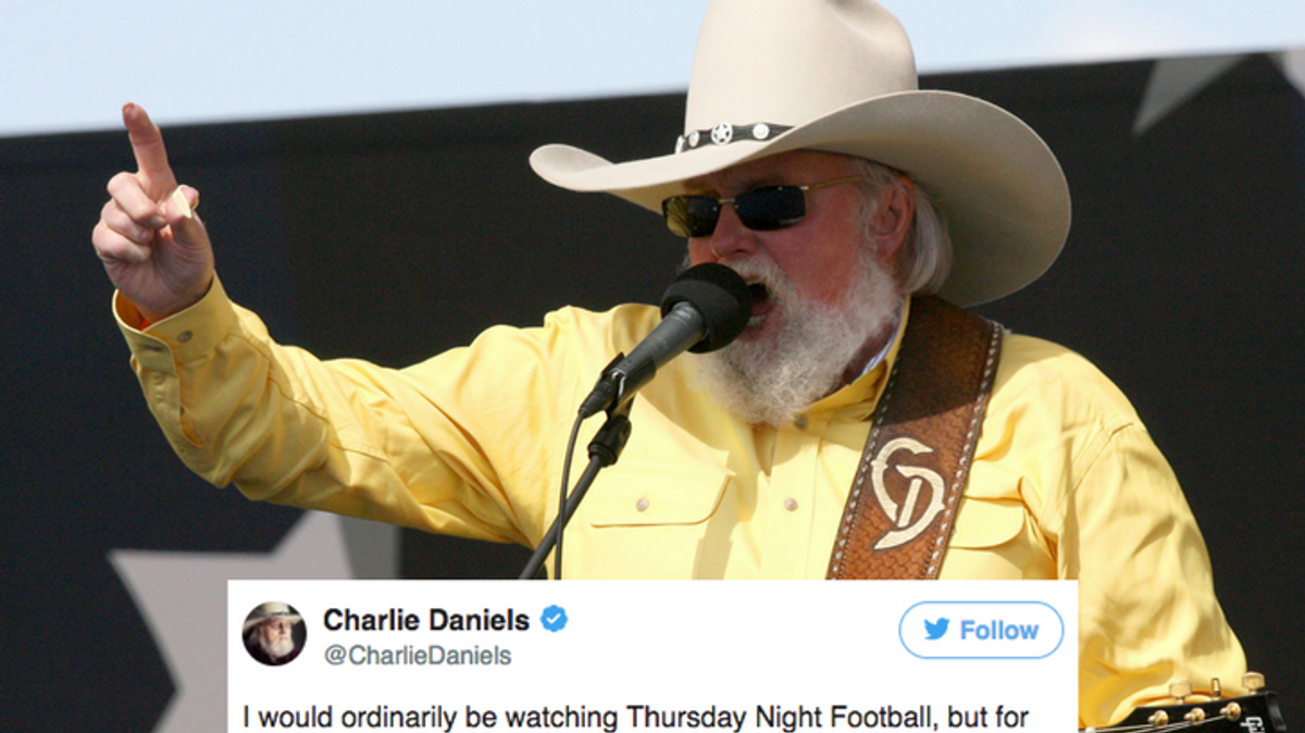 Charlie Daniels Makes Error In Rant Against NFL Protesters